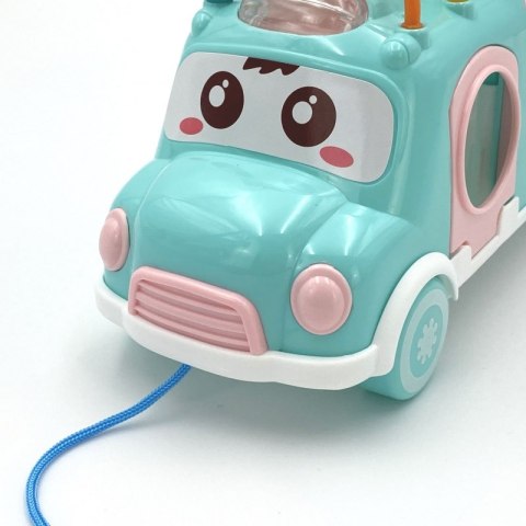 WOOPIE BABY Samochodzik Muzyczny Sorter z Cymbałkami Zielony Woopie Baby WOOPIE BABY Samochodzik Muzyczny Sorter z Cymbałkami Zielony Woopie Baby