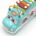 WOOPIE BABY Samochodzik Muzyczny Sorter z Cymbałkami Zielony Woopie Baby WOOPIE BABY Samochodzik Muzyczny Sorter z Cymbałkami Zielony Woopie Baby