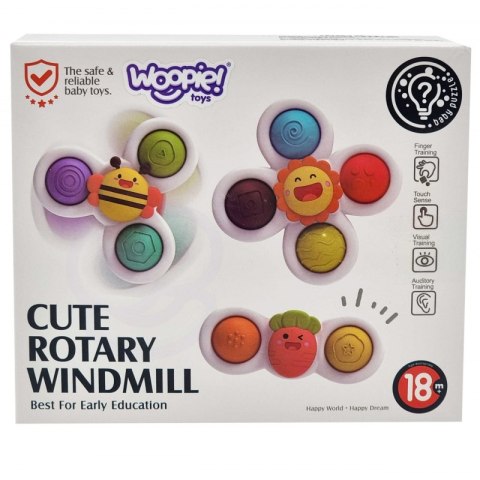 WOOPIE BABY Spiner Zabawka Sensoryczna Edukacyjna 3w1 Woopie Baby WOOPIE BABY Spiner Zabawka Sensoryczna Edukacyjna 3w1 Woopie Baby