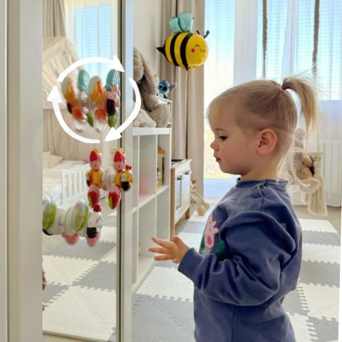 WOOPIE BABY Spinner Zabawka Sensoryczna Pszczoła Kurczak Królik Wymienne 3 szt. Woopie Baby WOOPIE BABY Spinner Zabawka Sensoryczna Pszczoła Kurczak Królik Wymienne 3 szt. Woopie Baby