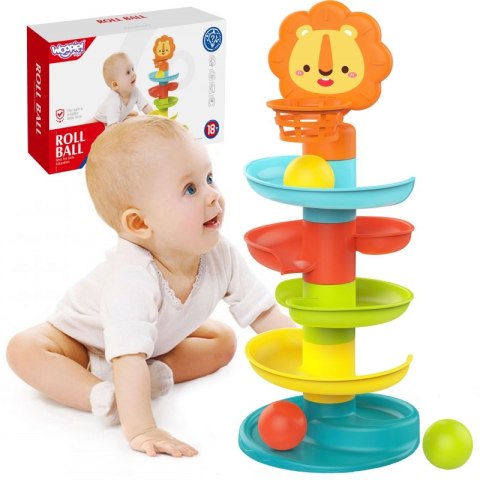 WOOPIE BABY Tor Zjeżdzalnia Kulek Wieża z Piłeczkami Kulodrom Woopie Baby WOOPIE BABY Tor Zjeżdzalnia Kulek Wieża z Piłeczkami Kulodrom Woopie Baby
