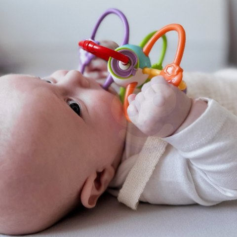 WOOPIE BABY ZABAWKA SENSORYCZNA GRZECHOTKA GRYZAK 2w1 Woopie Baby WOOPIE BABY ZABAWKA SENSORYCZNA GRZECHOTKA GRYZAK 2w1 Woopie Baby