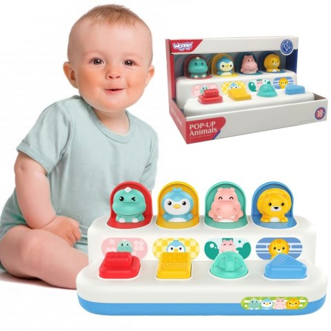 WOOPIE BABY Zabawka Edukacyjna Wyskakujące Zwierzątka POP-UP Woopie Baby WOOPIE BABY Zabawka Edukacyjna Wyskakujące Zwierzątka POP-UP Woopie Baby