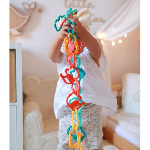 WOOPIE BABY Zabawka Sensoryczna Gryzaki dla Niemowląt Zawieszki Zwierzątka Łańcuszek 24 el. Woopie Baby WOOPIE BABY Zabawka Sensoryczna Gryzaki dla Niemowląt Zawieszki Zwierzątka Łańcuszek 24 el. Woopie Baby