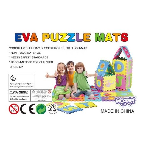Woopie Baby Mata Piankowa Kolorowa Puzzle Kojec Woopie Baby Woopie Baby Mata Piankowa Kolorowa Puzzle Kojec Woopie Baby