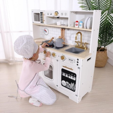 TOOKY TOY Duża Drewniana Multifunkcyjna Kuchnia Nowoczesna Akcesoria Tooky Toy TOOKY TOY Duża Drewniana Multifunkcyjna Kuchnia Nowoczesna Akcesoria Tooky Toy