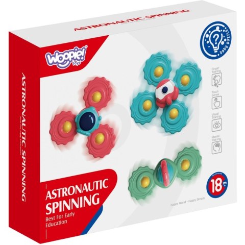 WOOPIE BABY Gryzak Spinner Wirujący z Przyssawką Zestaw 3 szt_20SZT Woopie Baby WOOPIE BABY Gryzak Spinner Wirujący z Przyssawką Zestaw 3 szt_20SZT Woopie Baby