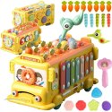 WOOPIE BABY Interaktywny Autobus Montessori Edukacyjny 6w1 Młoteczek Cymbałki +18 m Woopie Baby WOOPIE BABY Interaktywny Autobus Montessori Edukacyjny 6w1 Młoteczek Cymbałki +18 m Woopie Baby