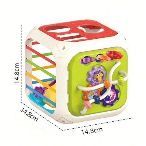 WOOPIE BABY Sensoryczna Edukacyjna Kostka Aktywności Woopie Baby WOOPIE BABY Sensoryczna Edukacyjna Kostka Aktywności Woopie Baby