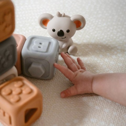 WOOPIE BABY Zestaw Edukacyjna Piramdka Klocki Sensoryczne 2w1 Gryzak Cyferki Woopie WOOPIE BABY Zestaw Edukacyjna Piramdka Klocki Sensoryczne 2w1 Gryzak Cyferki Woopie