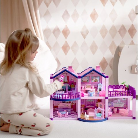WOOPIE Domek dla Lalek Kucyków PONY FANTASY VILLA 120 el. Woopie WOOPIE Domek dla Lalek Kucyków PONY FANTASY VILLA 120 el. Woopie