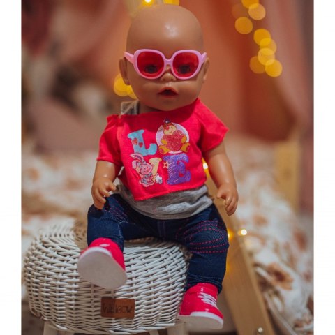 WOOPIE Modne Ubranko dla Lalki LOVE Okulary Buciki 43-46 cm Woopie Royal WOOPIE Modne Ubranko dla Lalki LOVE Okulary Buciki 43-46 cm Woopie Royal