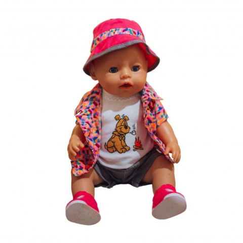 WOOPIE ROYAL Kolorowe Ubranko dla Lalki Piesek Kurteczka Czapeczka 43-46 cm Woopie Royal WOOPIE ROYAL Kolorowe Ubranko dla Lalki Piesek Kurteczka Czapeczka 43-46 cm Woopie Royal