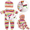 WOOPIE ROYAL Ubranko dla Lalki Zestaw Pajacyk Body Jednorożec Czapeczka 43-46 cm Woopie Royal WOOPIE ROYAL Ubranko dla Lalki Zestaw Pajacyk Body Jednorożec Czapeczka 43-46 cm Woopie Royal