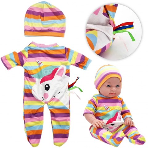 WOOPIE ROYAL Ubranko dla Lalki Zestaw Pajacyk Body Jednorożec Czapeczka 43-46 cm Woopie Royal WOOPIE ROYAL Ubranko dla Lalki Zestaw Pajacyk Body Jednorożec Czapeczka 43-46 cm Woopie Royal