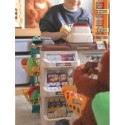 WOOPIE Sklep Supermarket z Wózkiem Waga Kasa Skaner + 48 Akc. Woopie