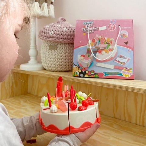 WOOPIE Tort Urodzinowy do Krojenia Świeczki Owoce 40 el. Woopie WOOPIE Tort Urodzinowy do Krojenia Świeczki Owoce 40 el. Woopie