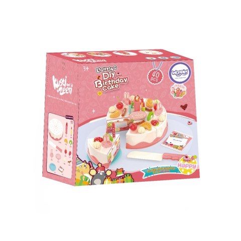 WOOPIE Tort Urodzinowy do Krojenia Świeczki Owoce 40 el. Woopie WOOPIE Tort Urodzinowy do Krojenia Świeczki Owoce 40 el. Woopie