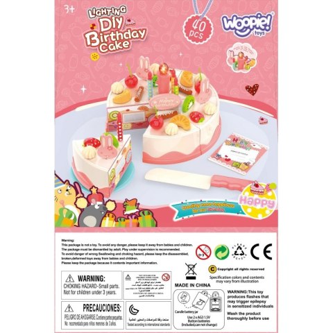 WOOPIE Tort Urodzinowy do Krojenia Świeczki Owoce 40 el. Woopie WOOPIE Tort Urodzinowy do Krojenia Świeczki Owoce 40 el. Woopie