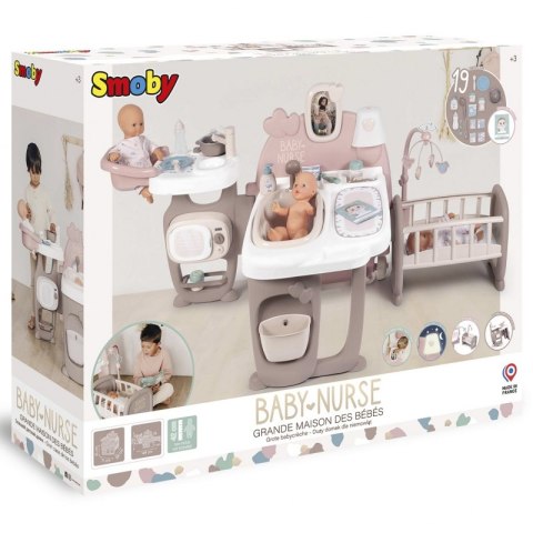 SMOBY Baby Nurse Duży Kącik Opiekunki dla Lalki Smoby SMOBY Baby Nurse Duży Kącik Opiekunki dla Lalki Smoby