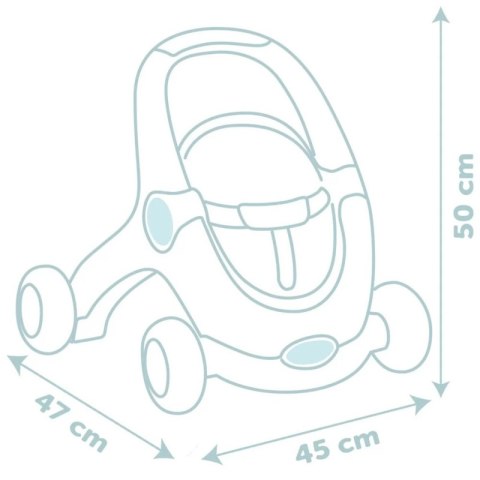 SMOBY Little Chodzik Pchacz 3w1 Wózek dla Dzieci + Lalka Bobas Smoby SMOBY Little Chodzik Pchacz 3w1 Wózek dla Dzieci + Lalka Bobas Smoby