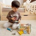 TOOKY TOY Drewniana Skrzynka z Narzędziami Zestaw 18 el. Tooky Toy TOOKY TOY Drewniana Skrzynka z Narzędziami Zestaw 18 el. Tooky Toy