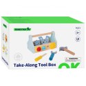 TOOKY TOY Drewniana Skrzynka z Narzędziami Zestaw 18 el. Tooky Toy TOOKY TOY Drewniana Skrzynka z Narzędziami Zestaw 18 el. Tooky Toy