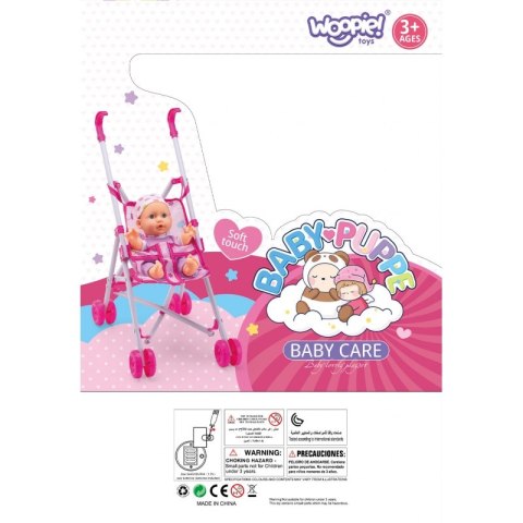 WOOPIE ROYAL Pierwsza Lalka Bobas z Wózkiem Opiekunka + Zestaw do Karmienia Woopie Royal WOOPIE ROYAL Pierwsza Lalka Bobas z Wózkiem Opiekunka + Zestaw do Karmienia Woopie Royal