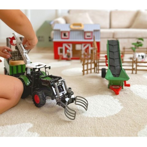 WOOPIE Zestaw Maszyn Rolniczych Traktor Ciągnik Zagroda Mini Farma Osada Rolnicy Woopie WOOPIE Zestaw Maszyn Rolniczych Traktor Ciągnik Zagroda Mini Farma Osada Rolnicy Woopie