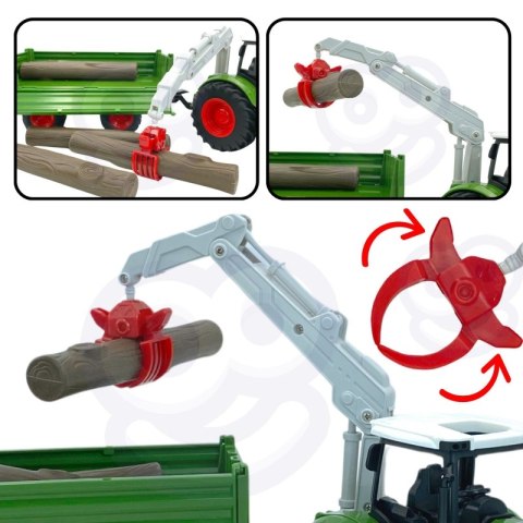 WOOPIE Zestaw Maszyn Rolniczych Traktor Ciągnik Zagroda Mini Farma Osada Rolnicy Woopie WOOPIE Zestaw Maszyn Rolniczych Traktor Ciągnik Zagroda Mini Farma Osada Rolnicy Woopie