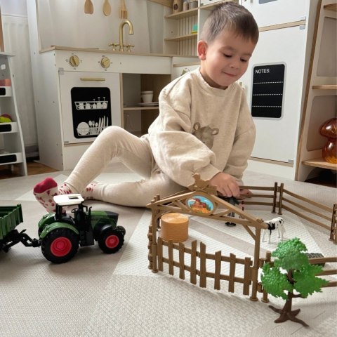 WOOPIE Zestaw Mini Farma Traktor Zwierzęta Osada Farma Rolnik Narzędzia Woopie WOOPIE Zestaw Mini Farma Traktor Zwierzęta Osada Farma Rolnik Narzędzia Woopie