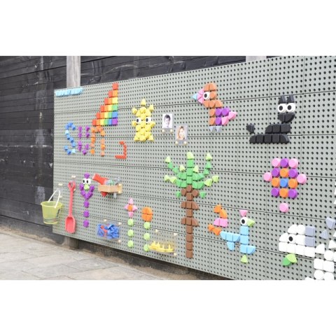 MASTERKIDZ Zestaw Kołeczki w kształcie figur geometrycznych 64szt do tablic STEM Masterkidz MASTERKIDZ Zestaw Kołeczki w kształcie figur geometrycznych 64szt do tablic STEM Masterkidz