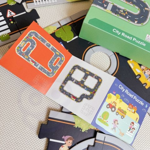 TOOKY TOY Droga Puzzle dla Dzieci Autostrada Makieta 21 el. Certyfikat FSC Tooky Toy TOOKY TOY Droga Puzzle dla Dzieci Autostrada Makieta 21 el. Certyfikat FSC Tooky Toy