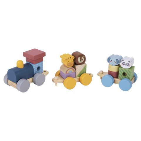 TOOKY TOY Kolejka Drewniana ze Zwierzątkami Klocki Układanka Montessori Tooky Toy TOOKY TOY Kolejka Drewniana ze Zwierzątkami Klocki Układanka Montessori Tooky Toy