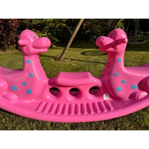 WOOPIE Bujak Wieloosobowy Dino Huśtawka Równoważna Różowa Woopie WOOPIE Bujak Wieloosobowy Dino Huśtawka Równoważna Różowa Woopie