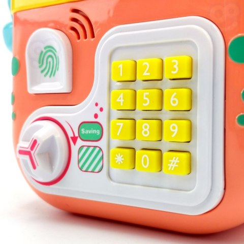 WOOPIE Elektroniczna Skarbonka Sejf Bankomat na Pin Kod Dostępu Krab Plecak Pomarańczowy Woopie WOOPIE Elektroniczna Skarbonka Sejf Bankomat na Pin Kod Dostępu Krab Plecak Pomarańczowy Woopie