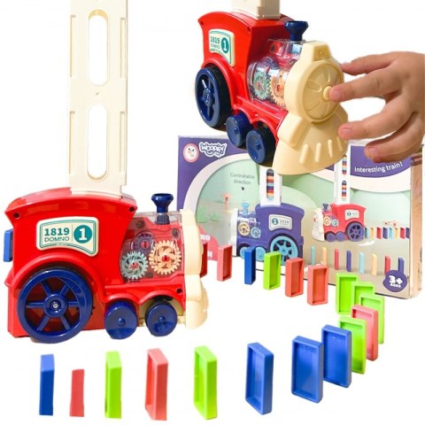 WOOPIE Elektryczna Ciuchcia Lokomotywa do Klocków Domino Woopie WOOPIE Elektryczna Ciuchcia Lokomotywa do Klocków Domino Woopie