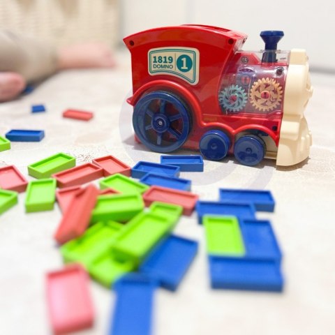 WOOPIE Elektryczna Ciuchcia Lokomotywa do Klocków Domino Woopie WOOPIE Elektryczna Ciuchcia Lokomotywa do Klocków Domino Woopie