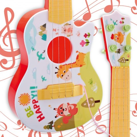 WOOPIE Gitara Akustyczna dla Dzieci Czerwona 43 cm Woopie WOOPIE Gitara Akustyczna dla Dzieci Czerwona 43 cm Woopie