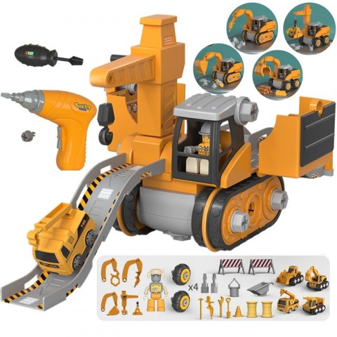 WOOPIE Mega Plac Budowy 5w1 Zestaw XXL do Skręcania DIY Woopie WOOPIE Mega Plac Budowy 5w1 Zestaw XXL do Skręcania DIY Woopie