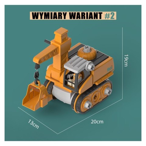 WOOPIE Mega Plac Budowy 5w1 Zestaw XXL do Skręcania DIY Woopie WOOPIE Mega Plac Budowy 5w1 Zestaw XXL do Skręcania DIY Woopie