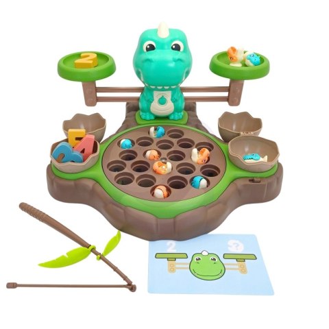 WOOPIE Waga Szalkowa Gra Łowienie Małych Prehistorycznych Dinozaurów Nauka Liczydło Woopie WOOPIE Waga Szalkowa Gra Łowienie Małych Prehistorycznych Dinozaurów Nauka Liczydło Woopie