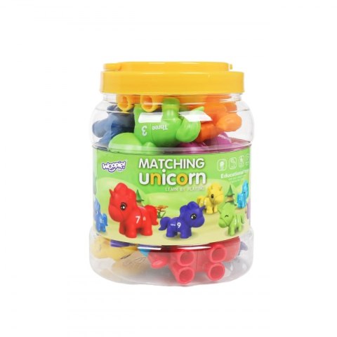 WOOPIE Zestaw Nauka Liczb Kolorów Montessori Figurki Jednorożce do Składania "Dopasuj Cyferki" 13 el. Woopie WOOPIE Zestaw Nauka Liczb Kolorów Montessori Figurki Jednorożce do Składania "Dopasuj Cyferki" 13 el. Woopie