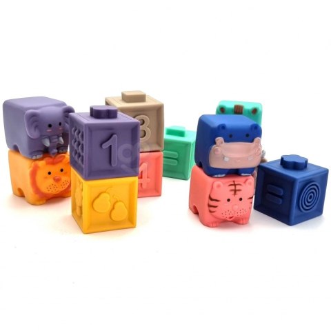 WOOPIE BABY Klocki Sensoryczne Układanka do Ściskania Dźwięk Nauka Liczenia 12 el. Woopie Baby WOOPIE BABY Klocki Sensoryczne Układanka do Ściskania Dźwięk Nauka Liczenia 12 el. Woopie Baby