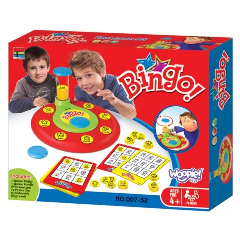 WOOPIE Bingo Gra Dopasuj Żetony Planszowa Rodzinna Woopie WOOPIE Bingo Gra Dopasuj Żetony Planszowa Rodzinna Woopie