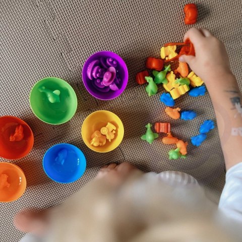 WOOPIE Gra Edukacyjna Montessori Sorter Kolorów Morska Kraina 64 el. Woopie WOOPIE Gra Edukacyjna Montessori Sorter Kolorów Morska Kraina 64 el. Woopie