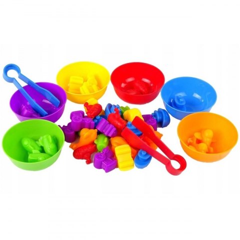 WOOPIE Gra Edukacyjna Montessori Sorter Kolorów Pojazdy 44 el. Woopie WOOPIE Gra Edukacyjna Montessori Sorter Kolorów Pojazdy 44 el. Woopie