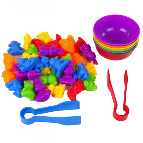 WOOPIE Gra Edukacyjna Montessori Sorter Kolorów Zwierzęta 44 el. Woopie WOOPIE Gra Edukacyjna Montessori Sorter Kolorów Zwierzęta 44 el. Woopie