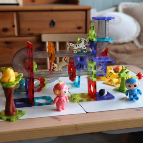 WOOPIE Klocki Magnetyczne Tor Kulkowy Zwierzęcy Raj 104 el. Woopie WOOPIE Klocki Magnetyczne Tor Kulkowy Zwierzęcy Raj 104 el. Woopie