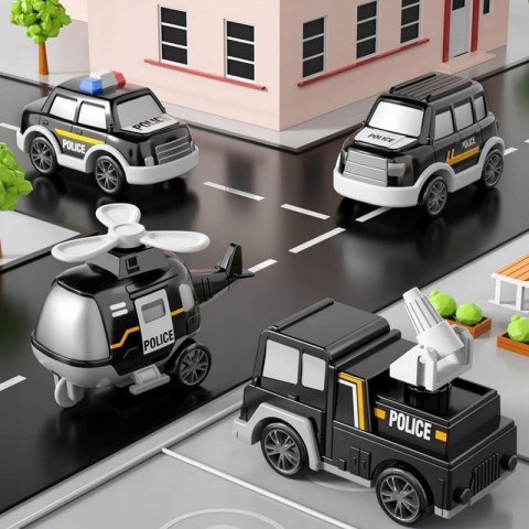 WOOPIE Laweta Drogowa Zestaw 5 Aut - Policja Woopie WOOPIE Laweta Drogowa Zestaw 5 Aut - Policja Woopie